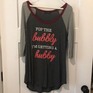 Getting a hubby shirt!
